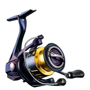 Meilleure qualité 2500-4000 ligne peu profonde tasse <span class=keywords><strong>leurre</strong></span> filature <span class=keywords><strong>moulinet</strong></span> de pêche à visser bras oscillant métal main pêche roue équipement - Product Image 1