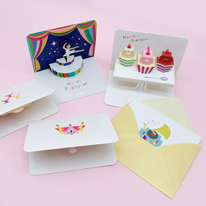 Biglietti d'<span class=keywords><strong>Auguri</strong></span> 3D Pop-up Fatti a Mano, Biglietti Stereoscopici Colorati a Forma di Torta <span class=keywords><strong>per</strong></span> <span class=keywords><strong>Compleanno</strong></span>, <span class=keywords><strong>per</strong></span> Bambini e Adulti, <span class=keywords><strong>per</strong></span> Feste e Celebrazioni - Product Image 3