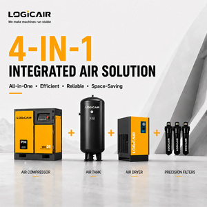 Compressore d'aria a vite portatile LOGICAIR, produttore cinese, 200 litri, 270l, 500 litri, trifase, per verniciatura - Product Image 2