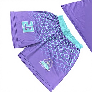SIBRIN Custom Sublimated Breathable Basketball Uniform Jersey Shorts Set | Design Your Own Team Name Number | 100% Polyester - Product Image 6