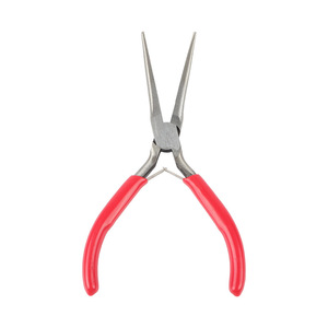 Pince à bec effilé rouge Xinrui Hardware de 4,5 pouces, à pointes coniques, à ressort, pour la découpe de fil de bijouterie DIY, en acier 45 - Product Image 3