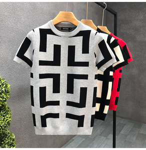 T-shirt da Uomo di Alta Qualità, Classica, di Lusso, alla Moda, Traspirante, Comoda e Fresca, a Maniche Corte - Product Image 4