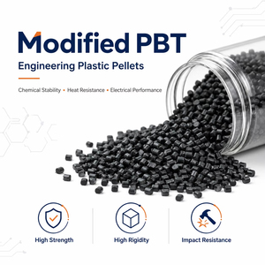 FX 30% Fibre de verre renforcée PBT GF30 PBT modifié ignifuge FR V0 Matières premières - Product Image 2