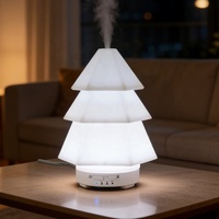 Diffuseur d'arômes électrique en forme d'arbre, humidificateur d'air, lumière LED multicolore, fonctionnement silencieux 30 dB, utilisation sur table pour la maison