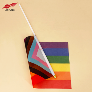 <span class=keywords><strong>Drapeau</strong></span> de main «arc-en-ciel» en Polyester, bijou de la chance, nouvelle tendance, - Product Image 3