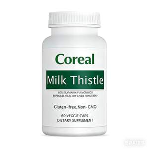 Suplemento Herbal de Marca Privada OEM ODM, Suministro a Granel, Fórmula Natural, Cápsulas de Cardo Mariano + Ajo + Alcachofa - Product Image 1