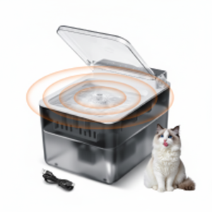 Fuente de agua para gatos, suministros para animales pequeños - Product Image 1