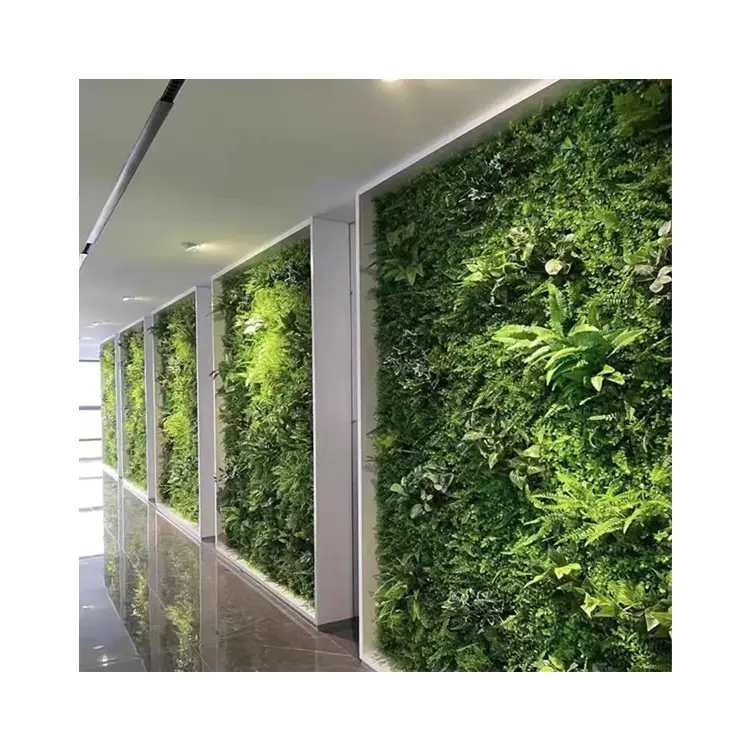 Hot Sell in The World and Artificial Plant Gass Wall New Kinds Vertical Green Heat Insulation Customized SGS