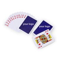 Échantillon gratuit Fourniture de contrôle de qualité 63*88mm Cartes à jouer en plastique personnalisées Koweït