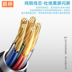 Câble Type C vers Dp 1.2, adaptateur de mise en miroir d'écran 4K 60Hz, pour moniteur et projection d'écran de téléphone portable - Product Image 5