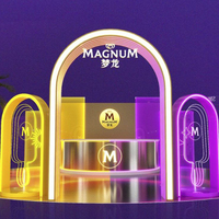 Solution clé en main MEGA : Stand d'exposition modulaire moderne et tendance pour événements et pop-up stores