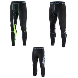 Leggings de sport sans couture à séchage rapide pour hommes, dernière conception, élastiques, pour la course et le basketball, vente en gros, fabrication OEM - Product Image 1