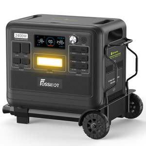 Fossibot F 2400便携式电站2048Wh LiFePO4 2400W纯正弦波太阳能电池板RV端口手电筒雪茄打火机PWM - Product Image 4