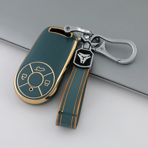 Coque de protection pour clé de voiture en TPU souple de qualité supérieure pour ORA Es11 Good Cat R1 R2 Baimao <span class=keywords><strong>IQ5</strong></span> EV porte-clés porte-clés sac accessoires usine - Product Image 3