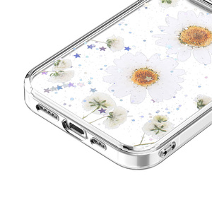 Fundas para Celular Xiaomi <span class=keywords><strong>Redmi</strong></span> 14C 4G con Diseño de Flores Reales en Resina Epoxi, Carcasas Bonitas para Móvil - Product Image 3