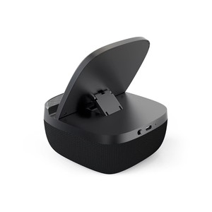 Support de téléphone <span class=keywords><strong>pliable</strong></span> avec haut-parleur Bluetooth sans fil, puissance 15W, support audio portable rechargeable pour tablette mobile et ordinateur - Product Image 5