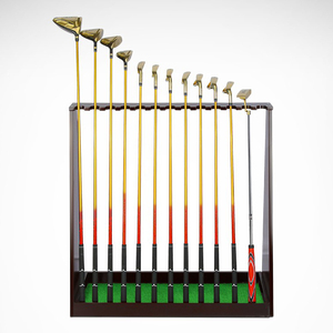 Modern Mdf Golf Club Display Rack High Standard Custom golf club storage rack