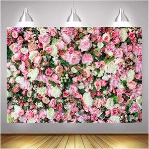 Fondos Fotográficos con Tema de Flores Rosadas de Primavera, Vinilo de 7X5 pies, Diseño Floral Rosa en 3D, para Recién Nacidos, Niños, Bodas, Despedidas de Soltera - Product Image 2