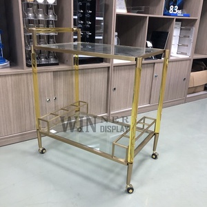 Đẹp hai lớp thân thiện với môi trường cho màn hình tùy chỉnh đứng cho khách sạn hãng hàng không chất lượng cao phong cách hiện đại dịch vụ xe đẩy - Product Image 3