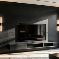 Dalles de granit noir d'Inde naturel poli UNION Premium, découpées sur mesure, durables, garantie 1 an pour cuisine et salle de bain.