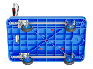 <span class=keywords><strong>Oem</strong></span> Met Goederen 200Kg Opvouwbare Handtrolley Winkelwagen Voor Bagagekarretje 90X60Cm Platform Handtrolley - Product Image 3