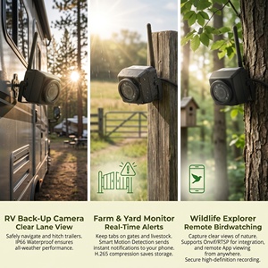 Camhi RTSP <span class=keywords><strong>Cam</strong></span>éra Arrière Mini HD Étanche 2MP 5MP Imx335 Wifi Sans Fil pour Bus, Surveillance de Sécurité Automobile, <span class=keywords><strong>Cam</strong></span>éra de Véhicule P2P sur Vif - Product Image 2