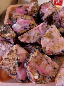 Pierre brute d'opale rose naturelle en gros, pierre de guérison, pierre brute de cristal, pour la décoration, prix usine - Product Image 3