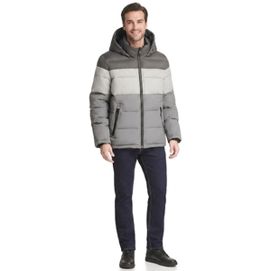 2024 New Design Stand Men's Puffer Jackets Wholesale Hot Sale Custom Padded <b>Bubble</b> <b>Coats</b> Winter Thick Warm FINER THREADS - Product Image 1