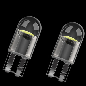 Car parking <b>light</b> T10 W5W 194 168 Transparent glass COB round <b>plug</b> COB - Product Image 1