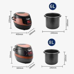 เครื่องทำไข่มุกชาไข่มุกอัตโนมัติขนาด 8 ลิตร, หม้อ<span class=keywords><strong>สาคู</strong></span>อเนกประสงค์สำหรับร้านเครื่องดื่ม - Product Image 4