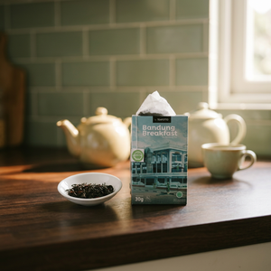 Té Negro para el Desayuno, Secado al Aire, Humedad Controlada, 30g, Aroma Cítrico Floral, Bebida Matutina, Té de Regalo, Indonesia - Product Image 1