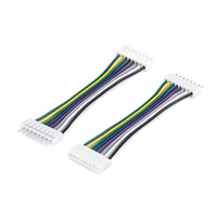 Cable de cinta arcoíris de 7 pines macho a hembra 24AWG AWM 1007 300V en colores verde azulado, amarillo, verde y azul para codificador SPI Arduino OEM