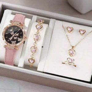 Nouvelle montre à quartz en alliage de <span class=keywords><strong>luxe</strong></span> pour <span class=keywords><strong>femmes</strong></span> avec cadran en verre, pointeur élégant, style décontracté, sportif, rétro, cadeau de la Saint-Valentin - Product Image 3