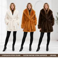 Vente en gros usine – Nouvelle collection 2026 : Manteau parka décontracté en fausse fourrure écologique pour femme, idéal pour l'hiver, grande taille