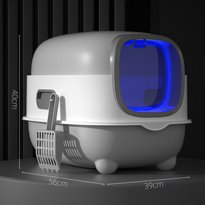 Vente chaude Élégant En Plastique Écologique <span class=keywords><strong>Chat</strong></span> Litière <span class=keywords><strong>Maison</strong></span> Multifonctionnel <span class=keywords><strong>Chat</strong></span> Propre avec Scoop - Product Image 6