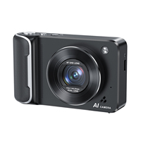 Cámara Digital Compacta con IA para Traducción de Fotos, Creación de Voz, Reconocimiento de Objetos, Pantalla Táctil, 4K, 64MP, Zoom 16x y Detección Facial