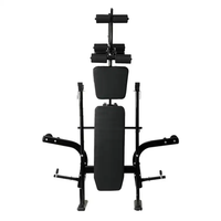 Banc de musculation multifonctionnel réglable pour haltères et abdominaux