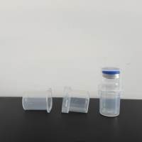 Boîte de rangement pour flacons en PET transparent, support rond en plastique pour flacons de 3 ml et 10 ml, 1 pièce