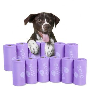 Bolsas Biodegradables y Compostables para Desechos de Mascotas, Bolsas de Almidón de Maíz para Excrementos de Perro, con Etiqueta Personalizada - Product Image 6