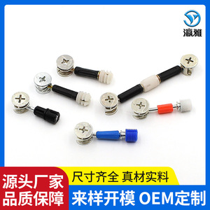 Conector Tres en Uno Yingya de Aleación de Zinc con Rueda Excéntrica y Tornillo para Montaje de Armarios - Product Image 5