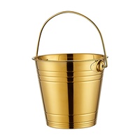 Refroidisseur à vin en acier inoxydable 304, seau à glace portable et durable pour bar, KTV, design moderne, pour la maison, l'hôtel, usage commercial, vin, saké, bière