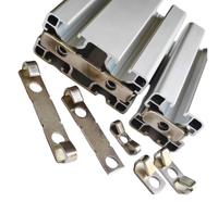Profils en aluminium 4080, postes de travail à rainures en T, anodisés, 80160, extrusion à rainures en V, profil en aluminium T5 pour le pliage, aluminium personnalisé