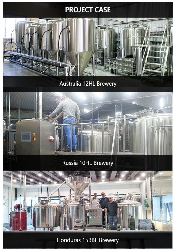 TIANTAI commerical 500L 4 vessel brewhouse steam heating manual brewery equipment for sale