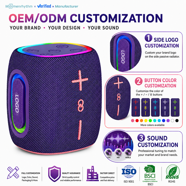 Customization Speaker With Smart Connectivity and Hi-Fi Sound and Deep Bass Innovative Solution Modern Appearance