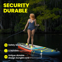Planche à pagaie gonflable Hiwobang (SUP) - Matériel PVC écologique et durable, pour lacs et rivières, convient aux débutants