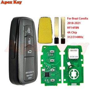 Clé de télécommande de voiture pour Toyota Corolla au Brésil 2018-2021 HY14FBN 4A Chip 312 / 314MHz 8990H-12010 Carte de proximité - Product Image 1
