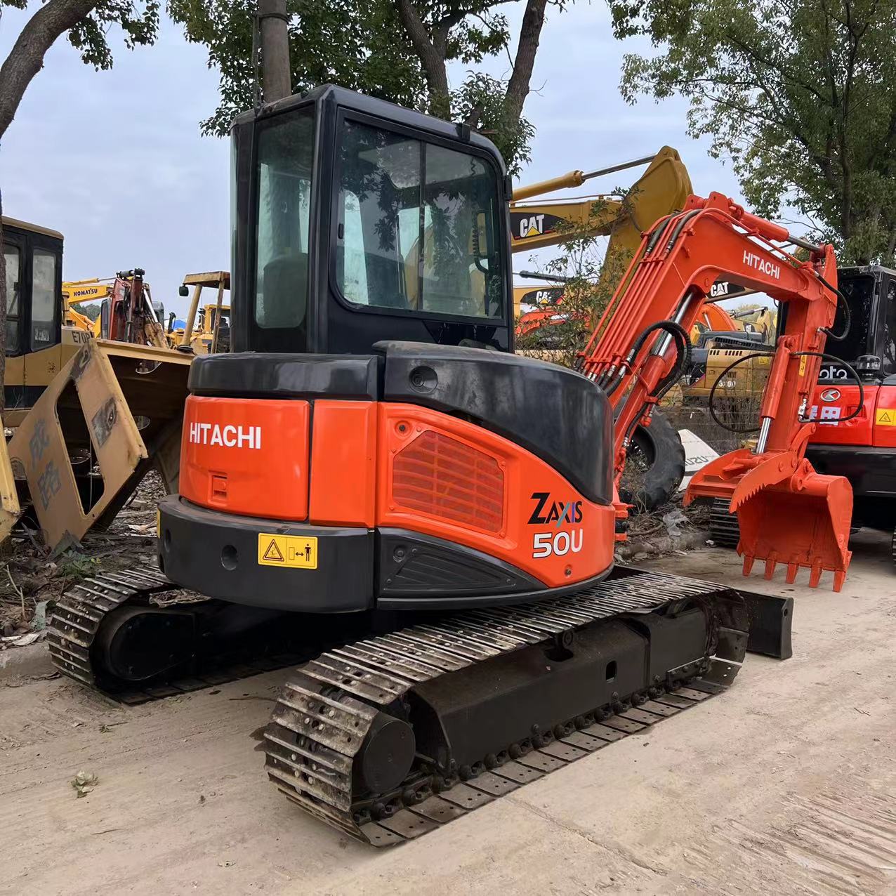 Used Hitachi Zx50u-2 Mini Excavator with Yanmar Engine