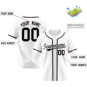 Camiseta de Béisbol Personalizada Unisex para Adultos con Nombre de Equipo 00, Cuello de Béisbol Cosido que Absorbe la Humedad - Product Image 3