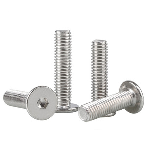 Factory Wholesale 304 Stainless Steel Metric Low Profile Flat <strong>Head</strong> Hex Socket Cap <strong>Screws</strong> Ultra Thin <strong>Head</strong> M2 to M8 - Product Image 6