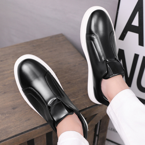 Zapatos Formales Italianos Clásicos para Hombre, Sin Cordones, Punta Cuadrada, para Oficina y Carrera Profesional, de Cuero PU Acolchado, para Caminar - Product Image 3